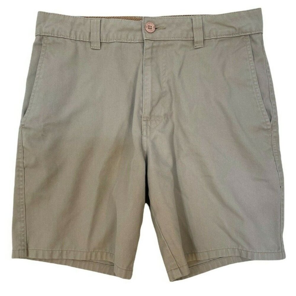O'Neill Men's Chino Comfort Shorts Size 29 Tan Beige Khaki Stretch Cotton
